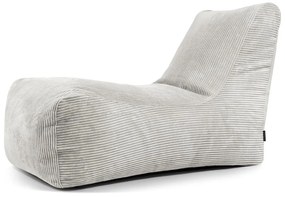 Krémový menčestrový sedací vak Lounge – SLOWDOWN