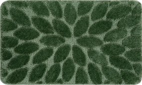 Kúpeľňový koberček SUPREME LINES kamienky, zelený