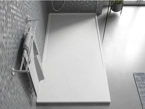 Mexen Amon, SMC obdĺžniková sprchová vanička 140 x 80 cm, biela, 4F108014