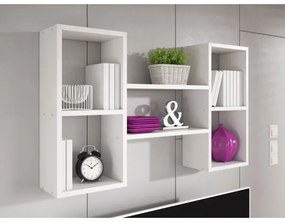 Nástenná polica TRIO 60x102 cm biela