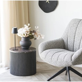 Čierna sklenená váza (výška 20 cm) Vera – House Nordic