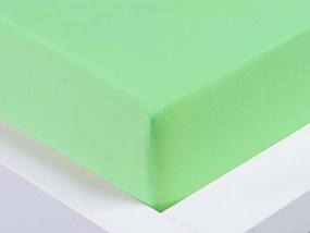 XPOSE® Detská jersey plachta Exclusive – svetlo zelená 70x140 cm
