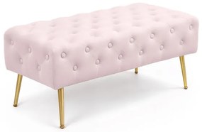 Taburetka MONACO púdrovo ružová