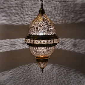 Luxusná mosadzná lampa Alzahra