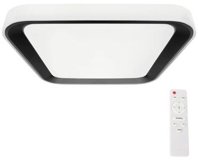 Milagro LED Stmievateľné stropné svietidlo QUADRO LED/38W/230V 3000-6000K biela/čierna + DO MI2004