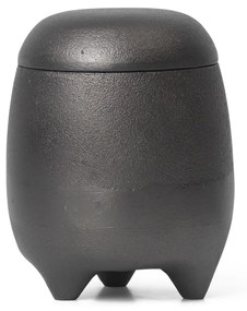 Ferm Living Neparfumovaná sviečka v dóze Evoke Blackened