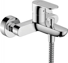 Hansgrohe Rebris S, páková vaňová batéria na stenu s 2 prietokmi, chrómová, HAN-72443000