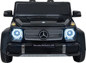 Elektrické autíčko Mercedes Benz MAYBACH G650 STRONG čierne
