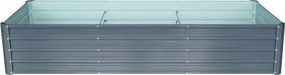 Vyvýšený záhradný záhon BestBerg VZ-1000A / 1000 l / 240 x 90 x 47 cm / sivá