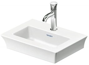 DURAVIT White Tulip umývadielko na skrinku s otvorom, bez prepadu, 450 x 330 mm, biela, s povrchom WonderGliss, 07374500411