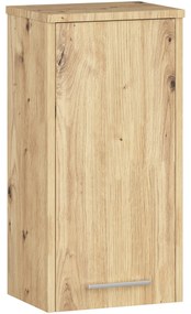 Závěsná koupelnová skříňka Fin 30 cm dub artisan