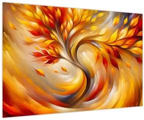 Obraz - Jesenný strom (90x60 cm)