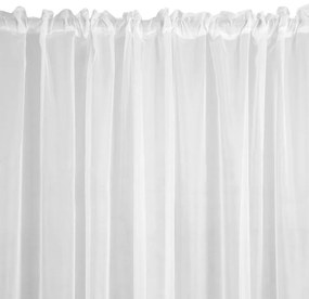 Biela záclona LUCY na páske 300 x 270 cm