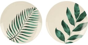 Porcelánový dezertný tanier Leaf, pr. 20,5 cm