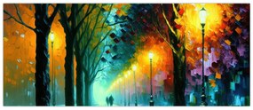 Obraz - Nočná prechádzka (120x50 cm)