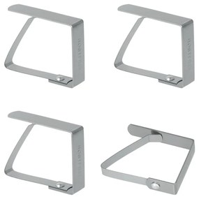 Súprava 4 antikoro držiakov na obrus Metaltex Napkin