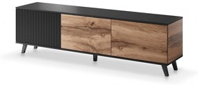 TV stolík Rakom 180 cm dub votan/čierny