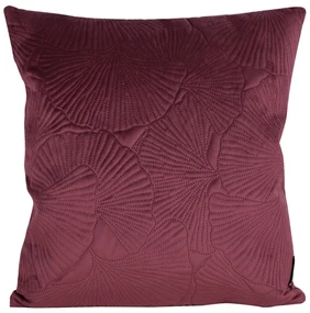 DEKORAČNÁ OBLIEČKA NA VANKÚŠ VELVET 45X45 CM BORDOVÁ