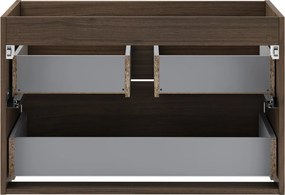 Závěsná skříňka pod umyvadlo Villa 80 cm ořech