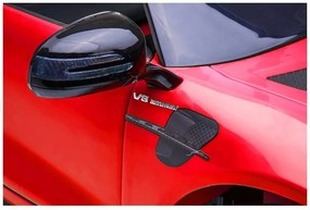 LEAN CARS Elektrické autíčko Mercedes GTR červené, LED, MP3
