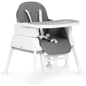 Detská stolička na kŕmenie 3v1 skladacia Ecotoys Gray