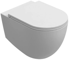 Isvea Isvea, INFINITY závesná WC misa, Vortex Rimless, 36,5x53cm, biela, 10NF02003