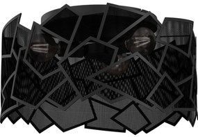 Stropné svietidlo CAMO 3xE27/15W/230V čierna