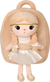 Detský batoh bábika anjelik biela 30 cm