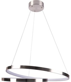 LED Luster na lanku ZEFIRA LED/40W/230V 4000K pr. 50 cm chróm