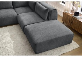 Sivá rohová pohovka (variabilná) Jeanne – Bobochic Paris