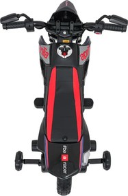 Elektrická motorka Aprilia RX modrá