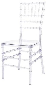 Mextra Svadobná stolička TIFFANY CHIAVARI I, 000 priehľadná