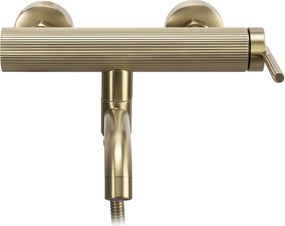 Rea Argon, vaňová batéria s ručnou sprchovou súpravou, zlatá matná, REA-B7804