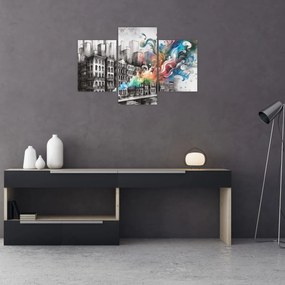 Obraz - Priemyselný život (90x60 cm)