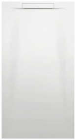 LAUFEN Pro S obdĺžniková sprchová vanička z materiálu Marbond, lineárny odtok na kratšej strane, 1500 x 800 x 34 mm, biela matná, H2111840000001