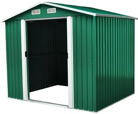 Záhradný domček BestBerg ZDB-4Z / 4,1 m² / 236 x 174 x 206 cm / zelený