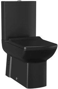 Sapho Sapho, LARA WC sedátko, SLIM, Soft Close, čierna matná, KC1603.01
