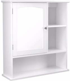 Skrinka Zrkadlová Martina biela 60X18X64