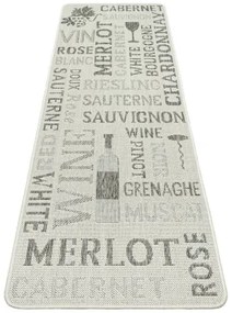 Koberec / Behúň FLEX 19118/P19 hnedý / krémový