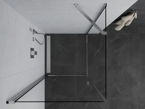 Mexen Pretoria sprchovací kút 70x70cm, 6mm sklo, chrómový profil-číre sklo, 852-070-070-01-00
