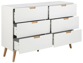Biela komoda 135x90x40 cm Lowell – Actona