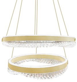 Závesné LED svietidlo Preciosa, 2x LED 85w, 4000k, g