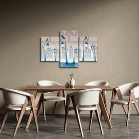 Obraz - Havrany strážiace mesto (90x60 cm)