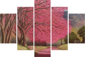 Obraz rozkvitnutých stromov (150x105 cm)