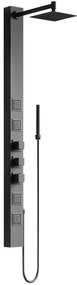 Mexen Orco, sprchový panel, čierna, 7607-03-70
