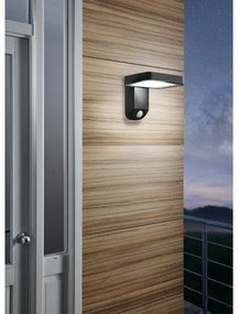 Eglo 98191 -LED Solárne nástenné svietidlo so snímačom PASTION LED/4,5W/3,7V IP44