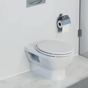 Schütte 84100-A - WC sedadlo, biele, s tichým zatváraním, MDF