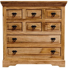 Komoda Guru 90x90x45 indický masív mango Mango natural