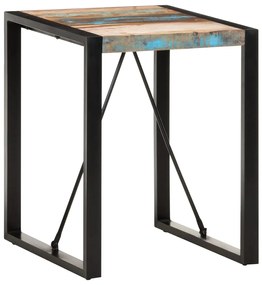 Jedálenský stôl 60x60x75 cm, recyklovaný masív