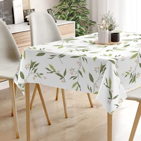 Goldea hranatý obrus 100% bavlnené plátno - vôňa jazmínu 120 x 140 cm